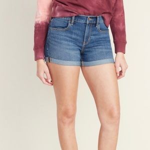 Cuffed Jean Shorts - 3 inch inseam